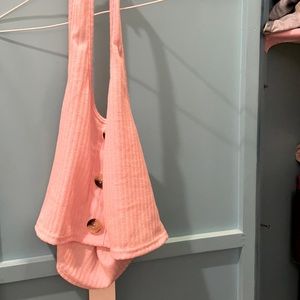 Baby Pink Halter Top